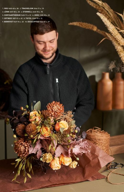 Chrysantemum ferskenfarget