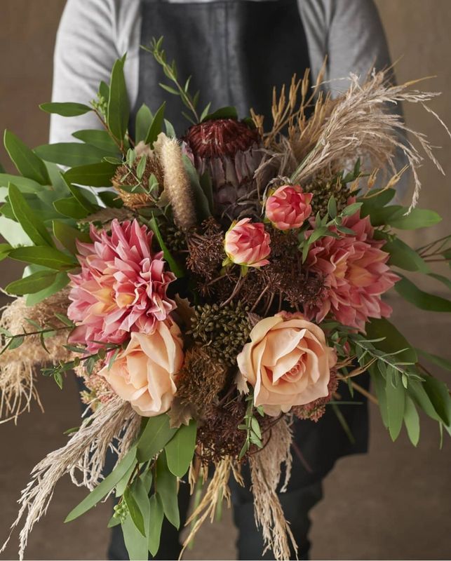 Chrysanthemum burgunder/grønn