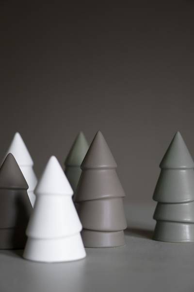 Narrow juletre gr&aring;