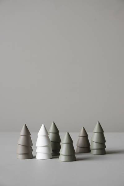 Narrow juletre gr&aring;