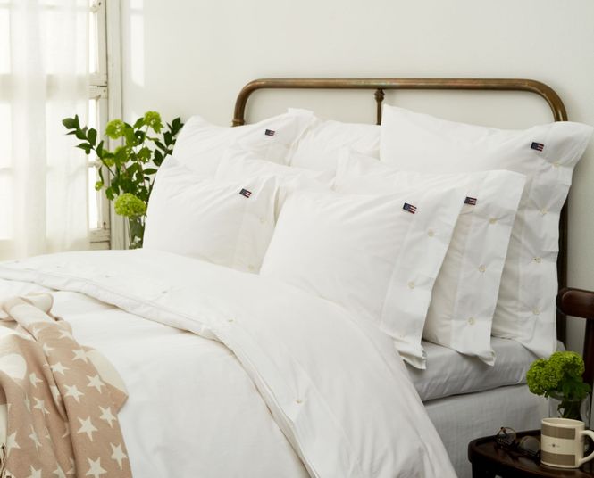 Hovedbilde Lexington poplin dynetrekk til dobbeltdyne, hvit