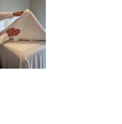 Hovedbilde Turiform glatt laken til enkeltseng hvit