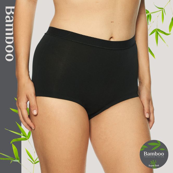 Hovedbilde Short panty Truse i 100% bambus sort