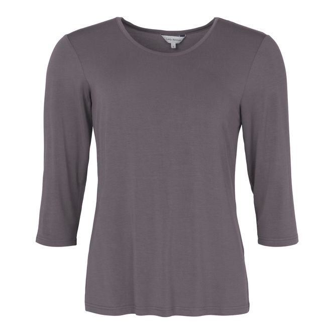 Hovedbilde Bambus t-shirt med 3/4 lang arm graphite